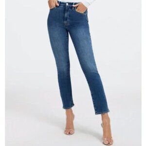 Good American Women's Straight Leg Jeans - Blue